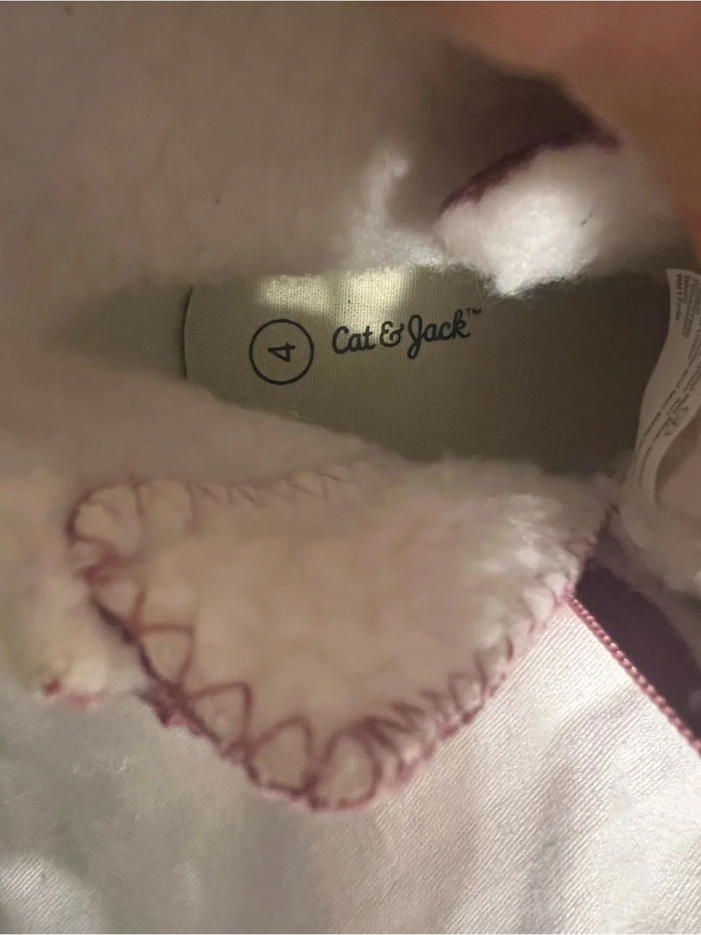 Cat & Jack velvet upper